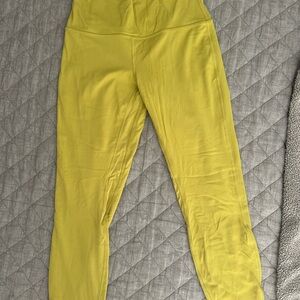 Lululemon Athletica Yellow Leggings